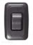 RV DESIGNER CONTOURED WALL SWITCH BLK - S521