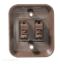 RV DESIGNER 3.53'X3' WALL PLATE SWITC - S655