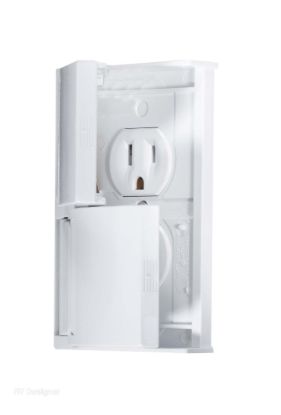 RV DESIGNER WEATHERPROOF DUAL OUTLET- - S905