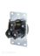 RV DESIGNER 30 AMP FLUSH RECEPTACLE - S971