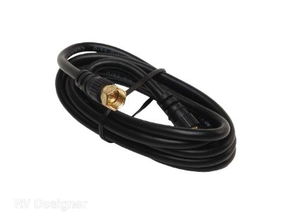 RV DESIGNER 6' INTERIOR TV HOOK UP CA - T173