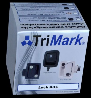 RV DESIGNER TRAVEL TRAILER LOCK-BLACK - T500