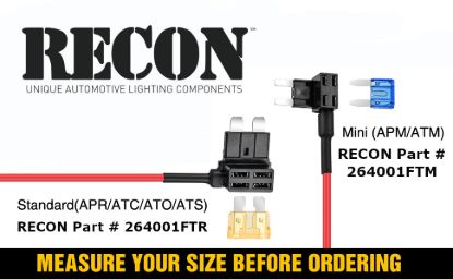 RECON ACCESS FUSE BOX QUICK TAP WITH 5AMP & 30AM - 264001FTR