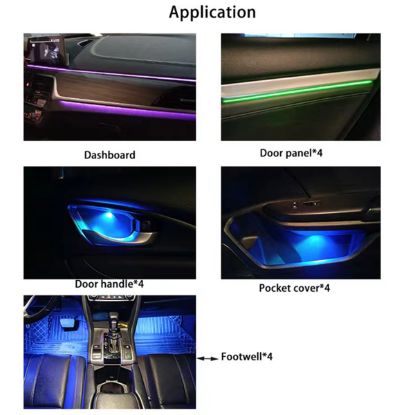 RACESPORT LT 4-DOOR AMBIENT 18PC LIGHT KIT - AKIT4DR