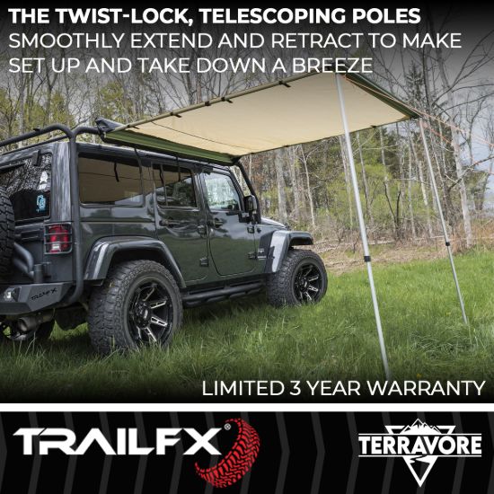 TFX OVERLAND AWNING 98'X98' - AWN003