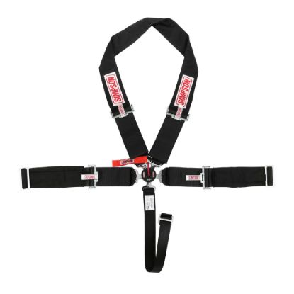 SIMPSON RACE DRAGRCNG 5WAY NOMEX  -BLK - 29116BK