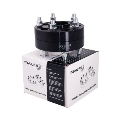 TRAILFX HUB CENT WHL ADP BLK 5X4.5-5X5 - W545006B