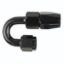 SPEEDFX -6AN X 180  BLK HOSE END - 510680BK