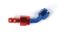 SPEEDFX -6AN X 45  R/B PUSH-ON HOSE END - 520645