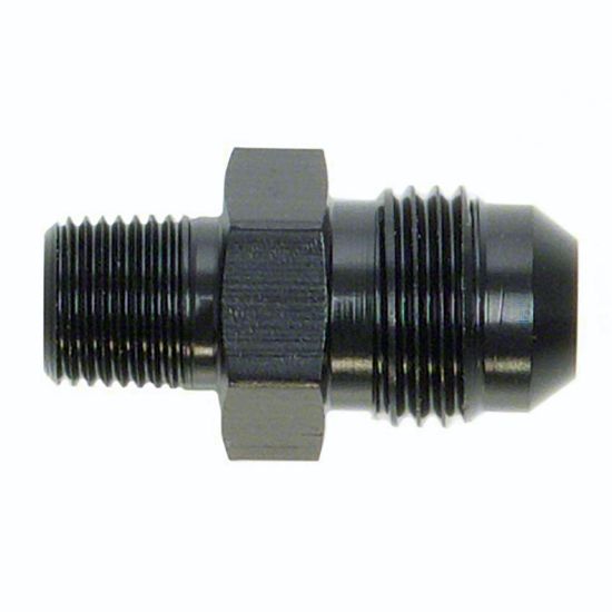 SPEEDFX -3AN X1/8NPTF BLK ST FL TO PIPE ADP - 560316BK