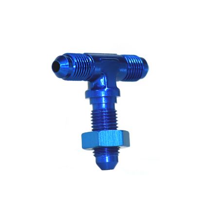 SPEEDFX -4AN BLU BULKHEAD FLARE TEE - 560434