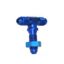 SPEEDFX -4AN BLU BULKHEAD FLARE TEE - 560434