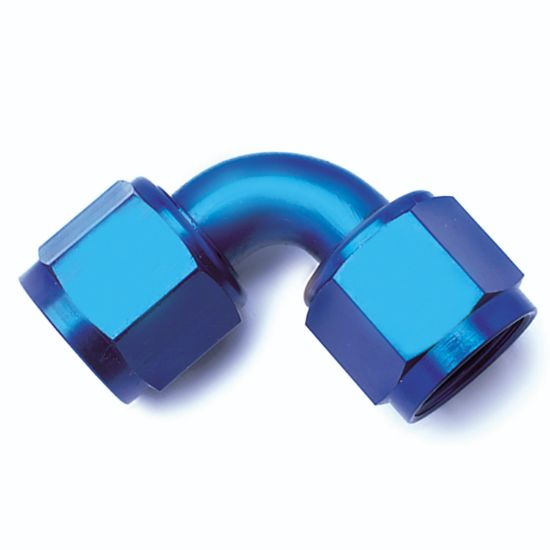 SPEEDFX -8AN 90  BLU SWIVEL COUPLER - 560890