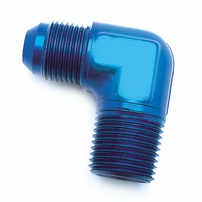 SPEEDFX -8AN X 1/2NPTF 90  BLU ELBOW - 560892