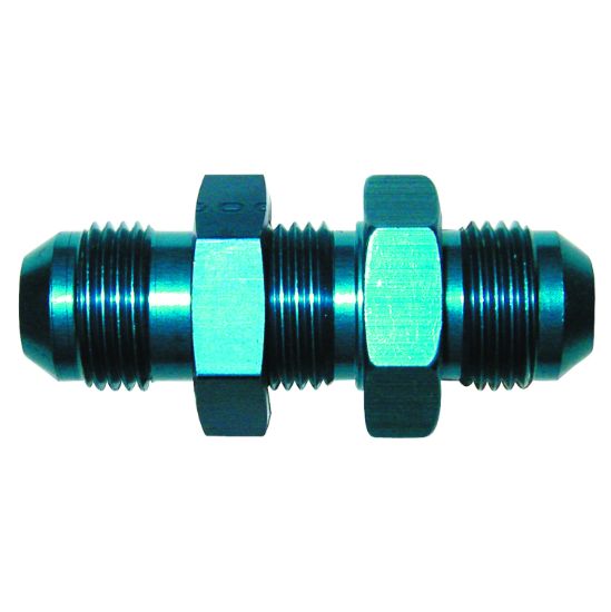 SPEEDFX -12AN BLU ST BULKHEAD FLARE - 561232