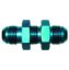 SPEEDFX -12AN BLU ST BULKHEAD FLARE - 561232