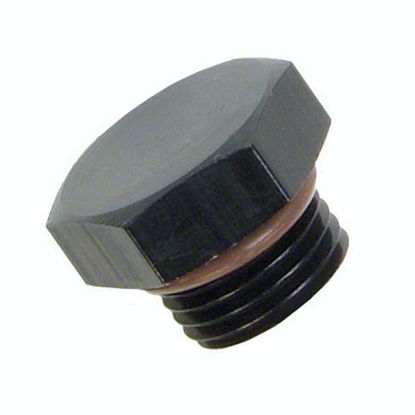 SPEEDFX -16AN BLK ST THRD(O-RING) PLG - 561614BK