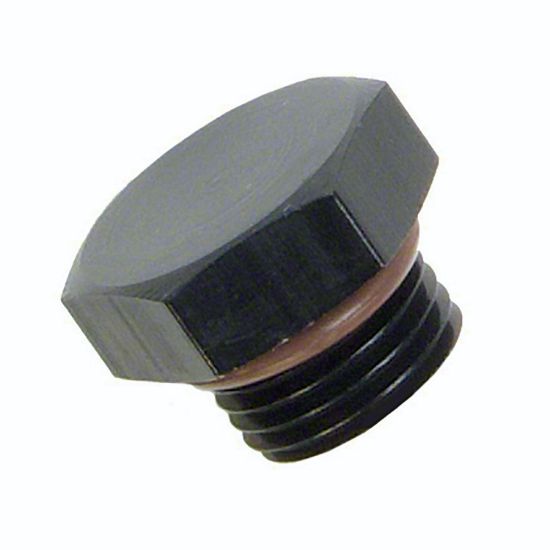 SPEEDFX -16AN BLK ST THRD(O-RING) PLG - 561614BK
