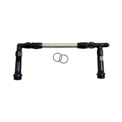 SPEEDFX -8AN BLK DUAL INLET  HOLLEY  4500 - 575114B