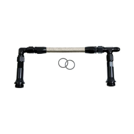 SPEEDFX -8AN BLK DUAL INLET  HOLLEY  4500 - 575114B