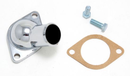 TRANSDAPT V-8 CHEV CHROME WTR NEC - 4788