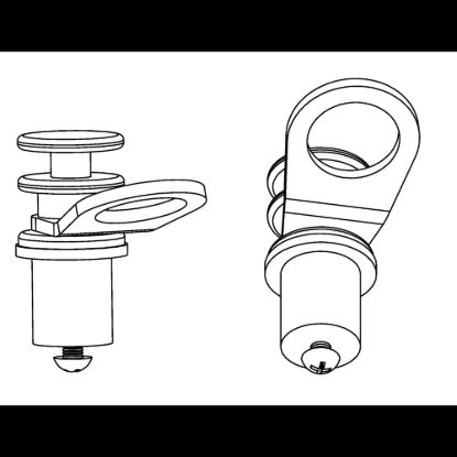 TACO METALS AL QUICK RELEASE FENDER LOCK  PONTO - F180186VEL