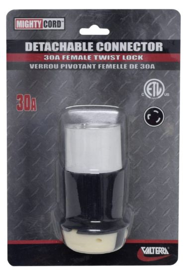 VALTERRA LLC 30A FEMALE TWIST LOCK  CARDED - A1030FDTVP