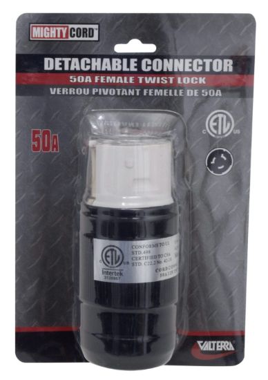 VALTERRA LLC 50A FEMALE TWIST LOCK  CARDED - A1050FDTVP