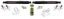 SKYJACKER REPL STR STAB  BLACK W/BT - 8254