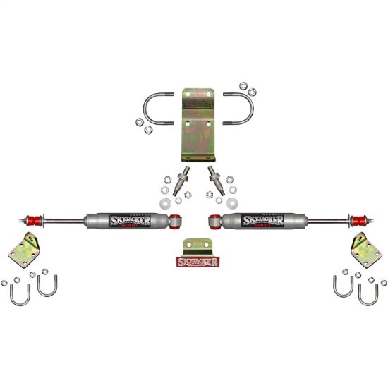 SKYJACKER DUAL STEER STAB SILVER - 9208