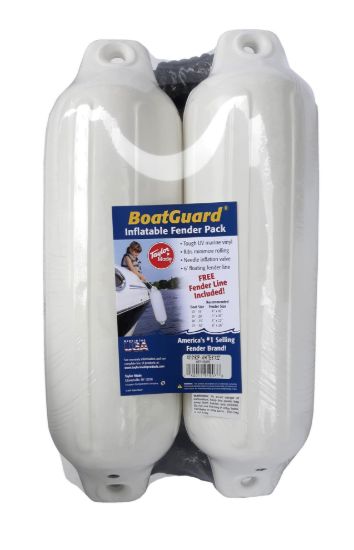 TAYLOR MADE 5' X 18' BG 2 PK. WHITE W/BLK. ROPE - 310152P