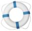 TAYLOR MADE 17' WHITE DECORATIVE RING BUOY - 371