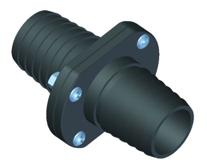 T-H MARINE 1 1/2' INLINE SCUPPER - ILS1500DP