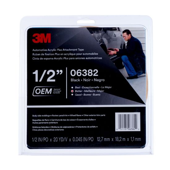 3M ATTACHMENT TAPE 1/2'X20YD - 06382