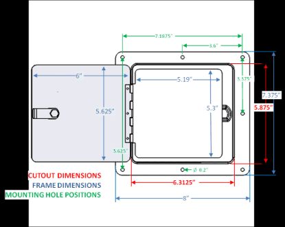 ULTRA FAB DOOR SPARE TANK-CHROME - 48979010