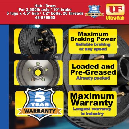 ULTRA FAB HUB/DRUM ASSEMBLY - LOADED (6 000 L - 48979551