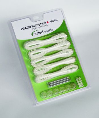 UNITED SHADE PLEATED SHADE FIRST AID KIT TAN - 650004