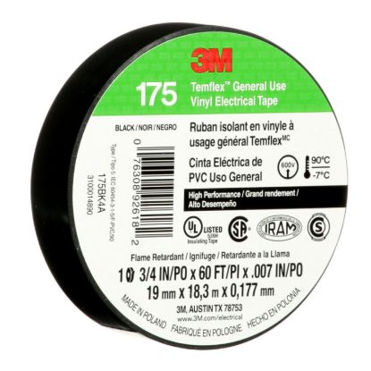 3M TEMFLEX VINYL ELECTRICAL TAPE - 92618