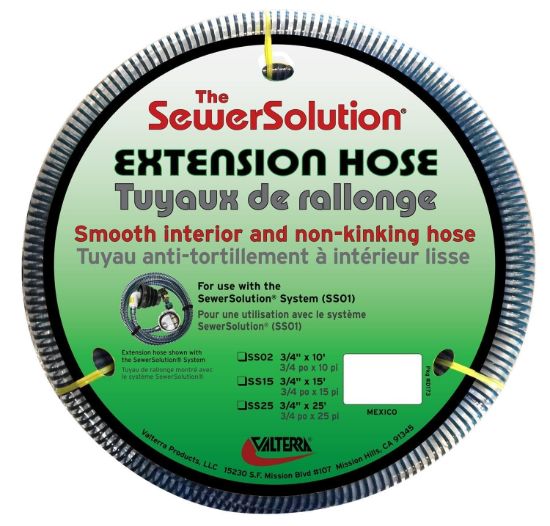 VALTERRA LLC SEWERSOLUTION EXT HOSE 15 - SS15