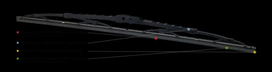 SCRUBBLADE 12'SCRUBBLADE WIPER BLADE - SB1200