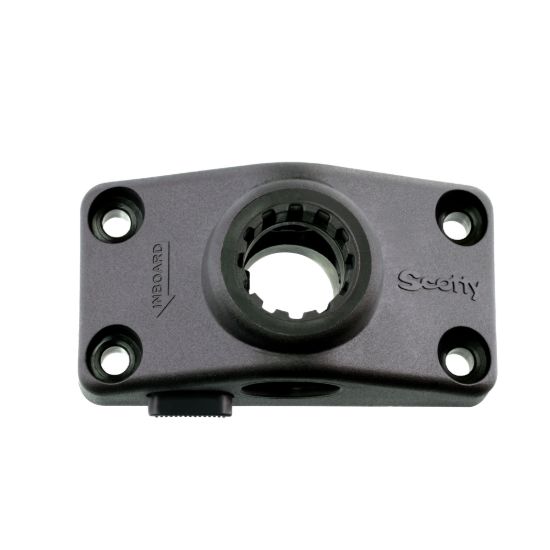 SCOTTY INC. SIDE/DECK MNTING BRKT LOCKING BLK - 0241LBK