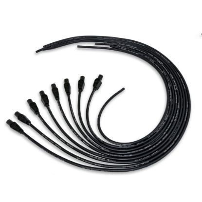 TAYLOR CABLE SPIRO-PRO 180DEG BLK 8CYL - 73055