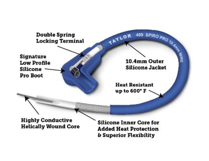 TAYLOR CABLE 409 RACE FIT SPIRO B - 79603