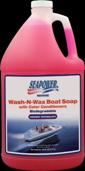 T.R. INDUSTY SEAPOWER WASH & WAX BOAT SOAP - 1 G - SWS128