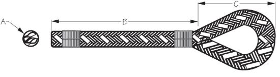 SEA DOG DOUBLE BRAIDED NYLON DOCK LINE 3/8' - 110020GWT1