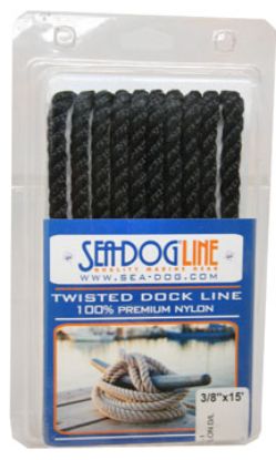SEA DOG TWISTED NYLON DOCK LINE 3/8' X - 1110020BK1