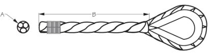 SEA DOG TWISTED NYLON ANCHOR LINE 3/8' - 1110100WH1
