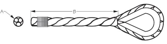 SEA DOG TWISTED NYLON ANCHOR LINE 3/8' - 1110100WH1
