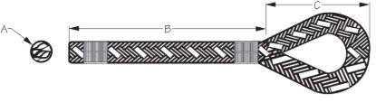 SEA DOG DOUBLE BRAIDED NYLON DOCK LINE 5/8' - 116015GWT1