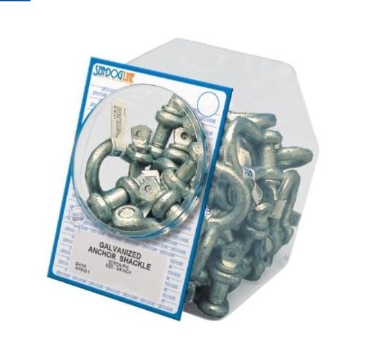 SEA DOG GALVANIZED ANCHOR SHACKLE 3/8' NON- - 1478105